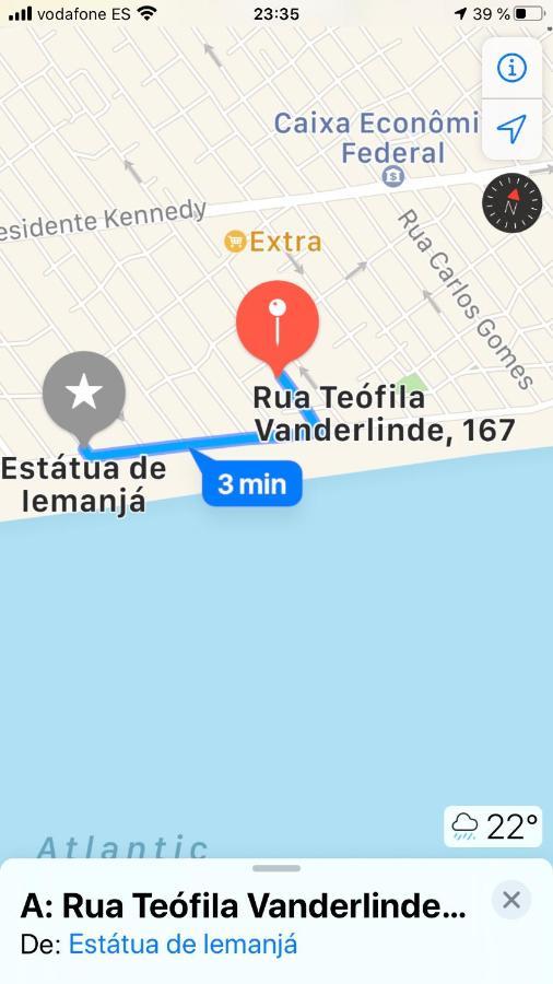 Maria Cristina ,Ar,Wi-Fi E Tv A Cabo Apartment Praia Grande  Bagian luar foto